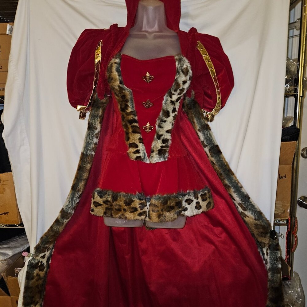 XL NWT King Costume Royal Coat Crown Shirt - Picture 10 of 16
